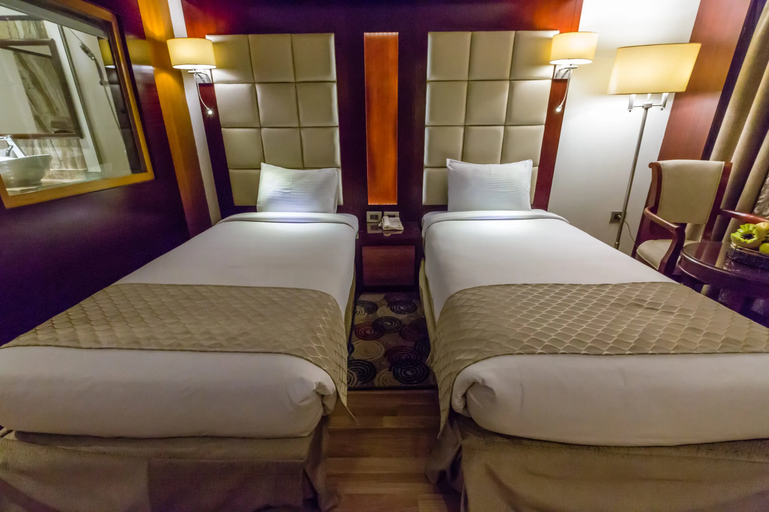Cabin aboard the Blue Shadow I Nile Cruise Nile cruise